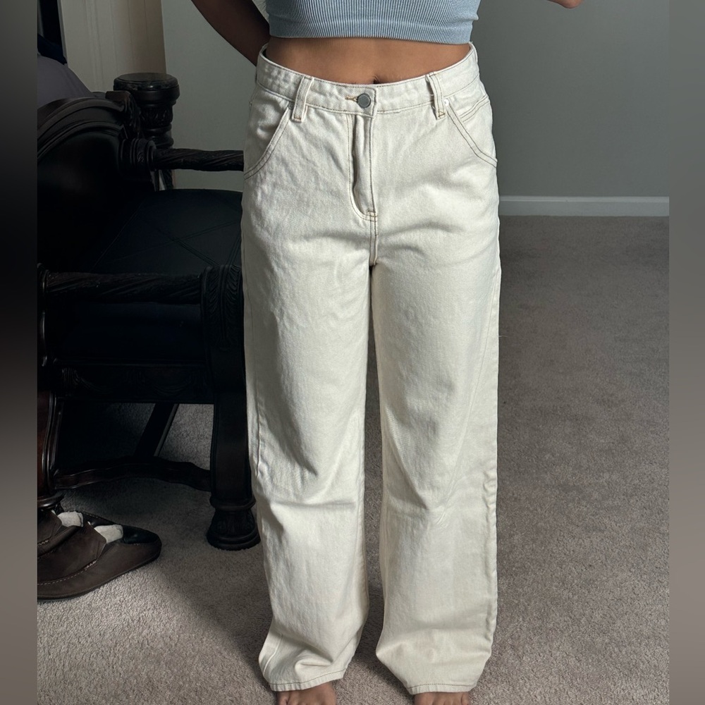 Blank NYC High Waist Baggy Straight Leg Jeans size 28